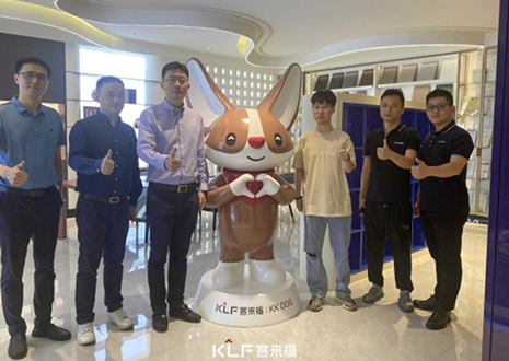 熱烈歡迎中國建博會領導一行蒞臨客來福智能科技股份有限公司參觀指導！