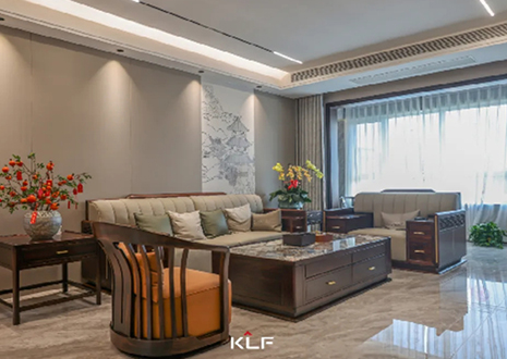 KLF全屋記 | 138㎡現(xiàn)代新中式之家，勾勒古典國風(fēng)雅韻